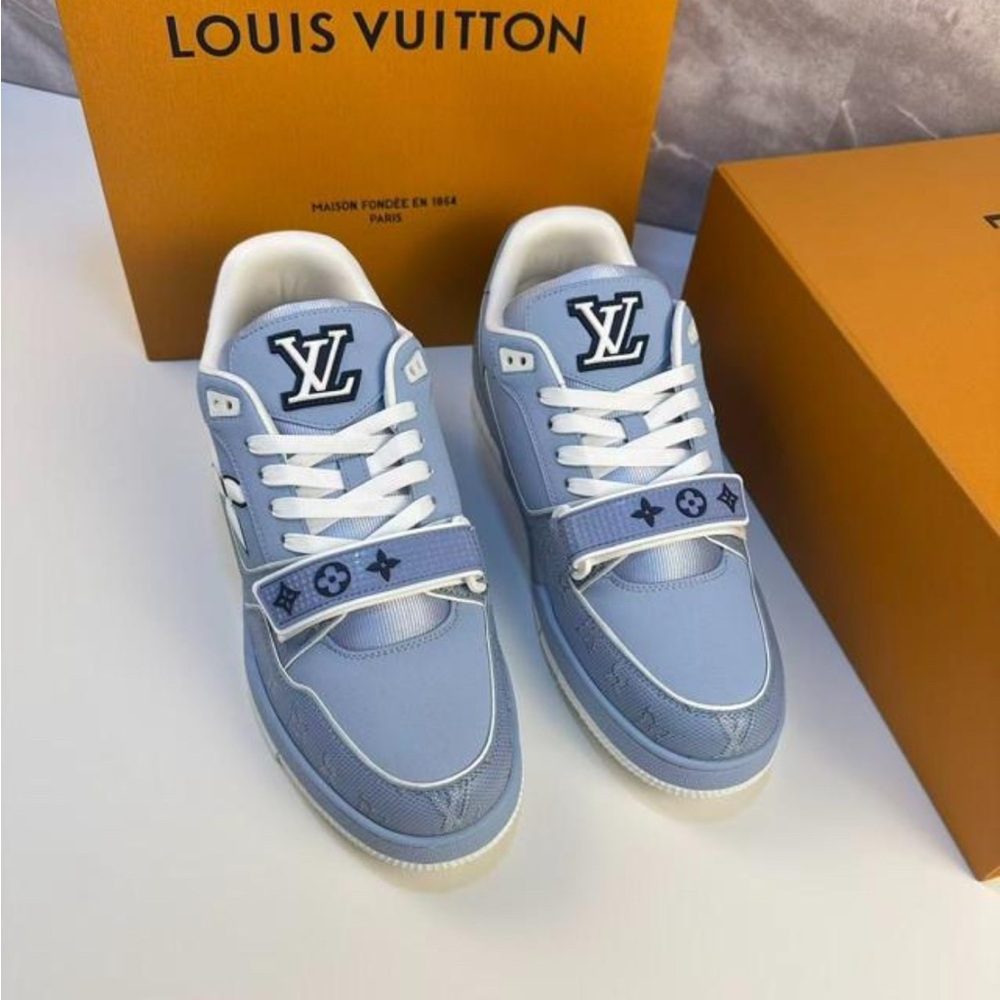 Louis Vuitton Light Blue Sneakers